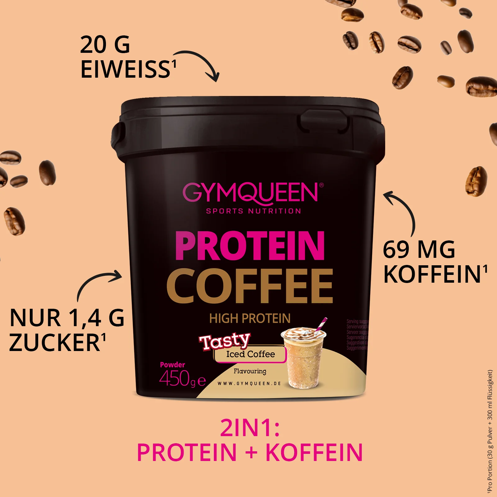 Protein Coffee 4er Pack Shaker gratis - Image 3