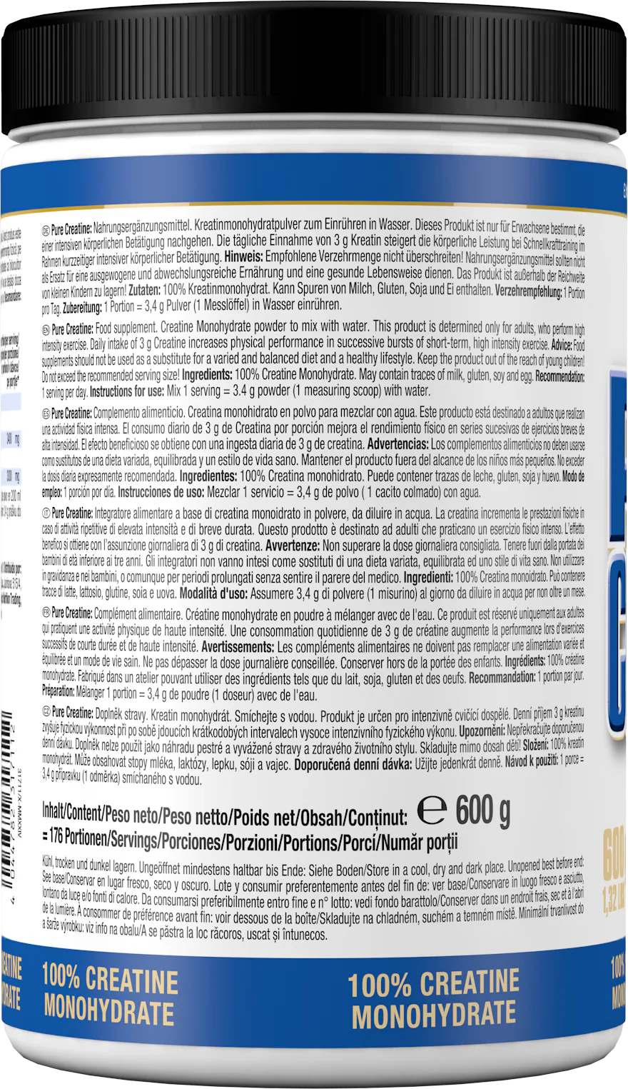 Pure Creatine Creapure® (600g) - Image 3