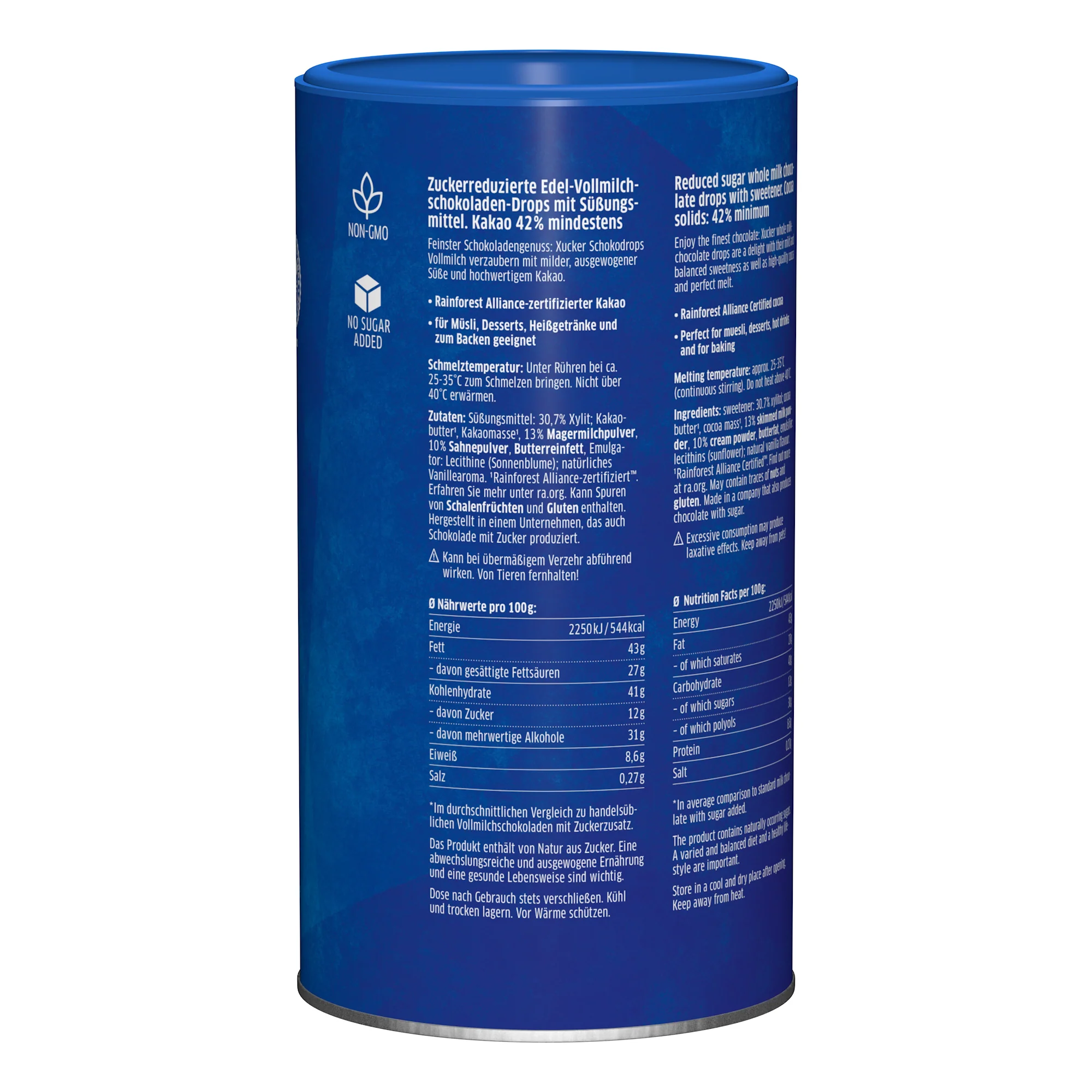 Schokodrops Vollmilch mit finnischem Xylit (750g) - Image 2