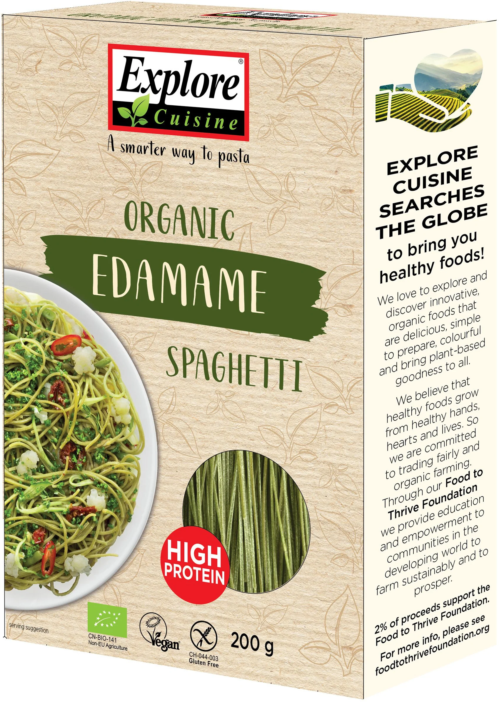 Spaghetti aus Edamamebohnen bio (200g)