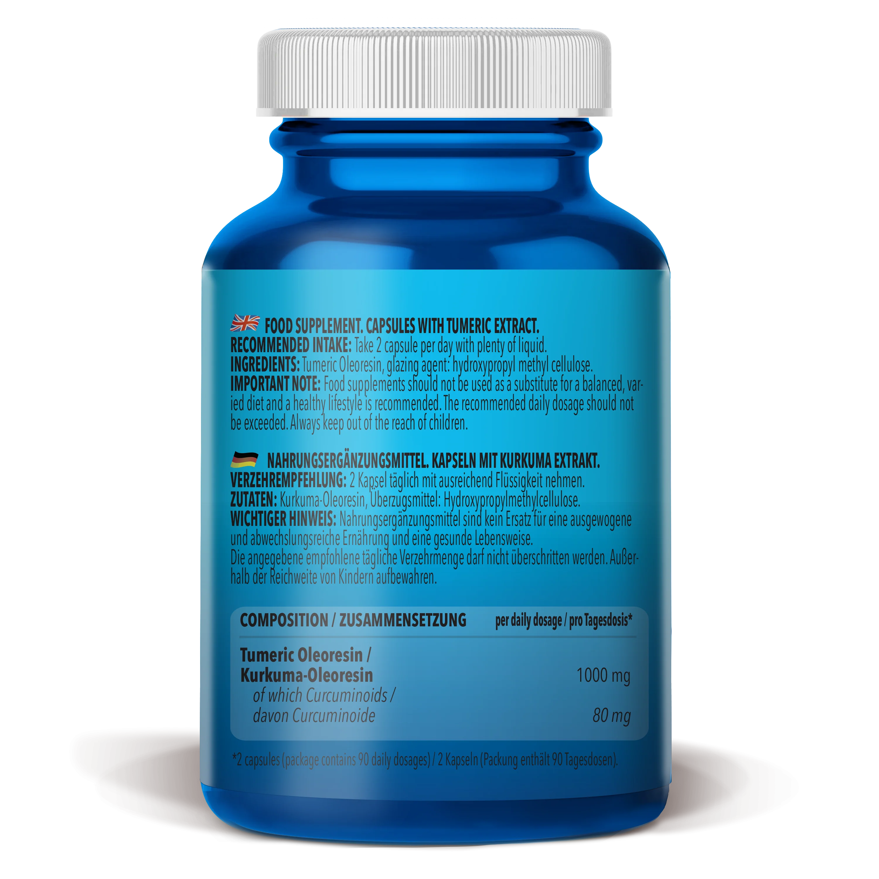 Turmeric (Kurkuma) Extract Liquid Capsules (180 Kapseln) - Image 2