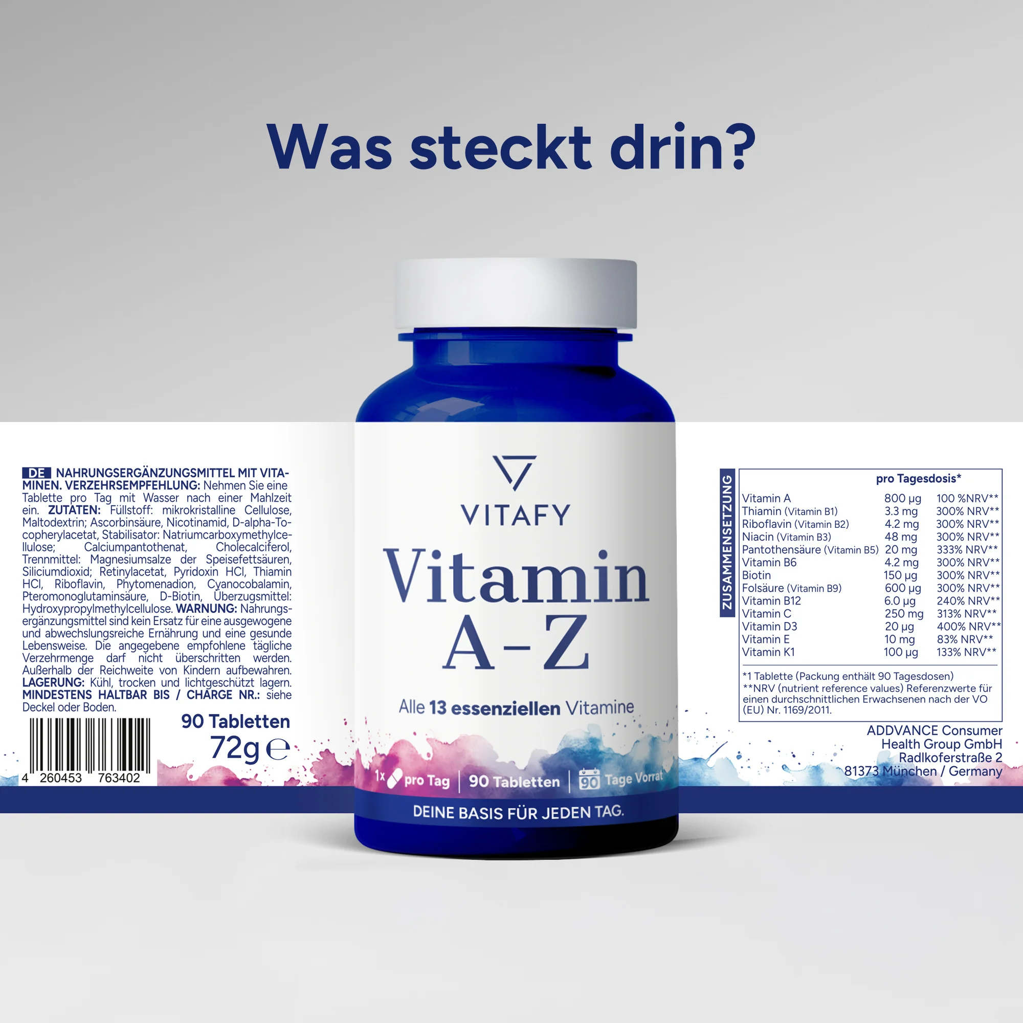 Vitamin A-Z (90 Tabletten) - Image 6