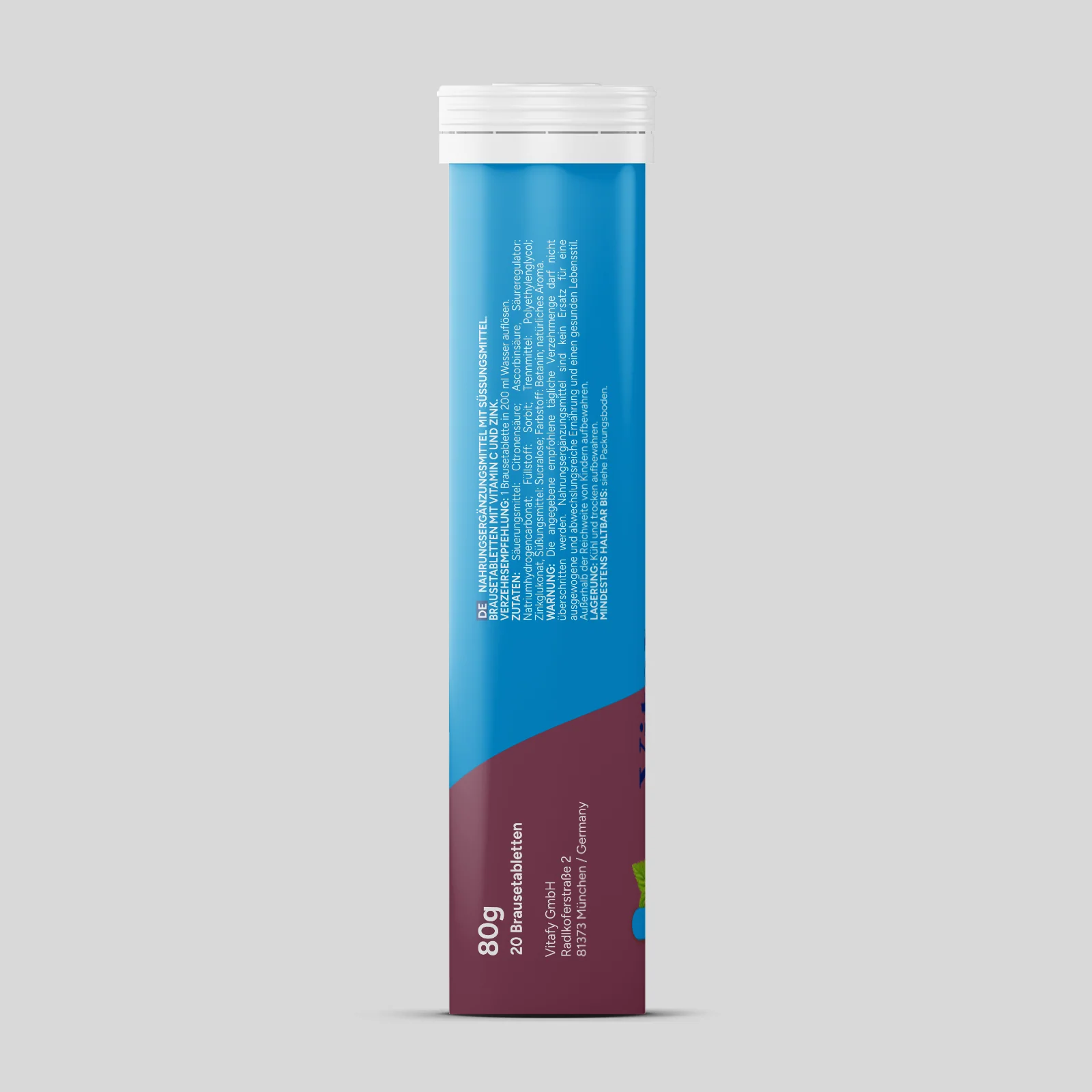 Vitamin C + Zink - Cassis (20 Brausetabletten) - 6er Pack - Image 8