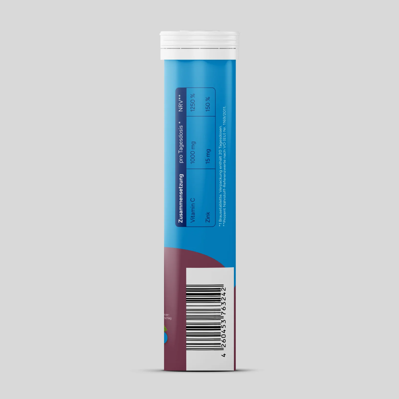 Vitamin C + Zink - Cassis (20 Brausetabletten) - 6er Pack - Image 9