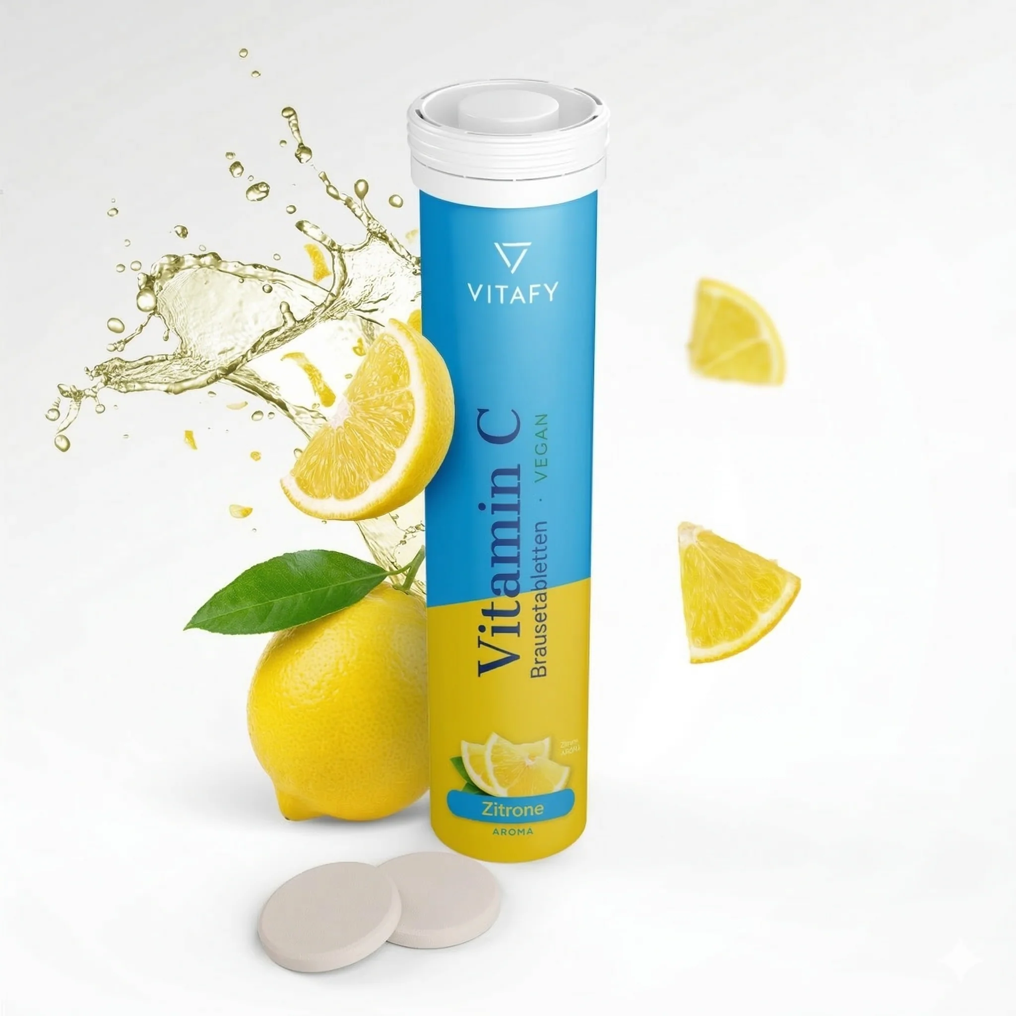 Vitamin C - Zitrone (20 Brausetabletten) - 6er Pack - Image 2