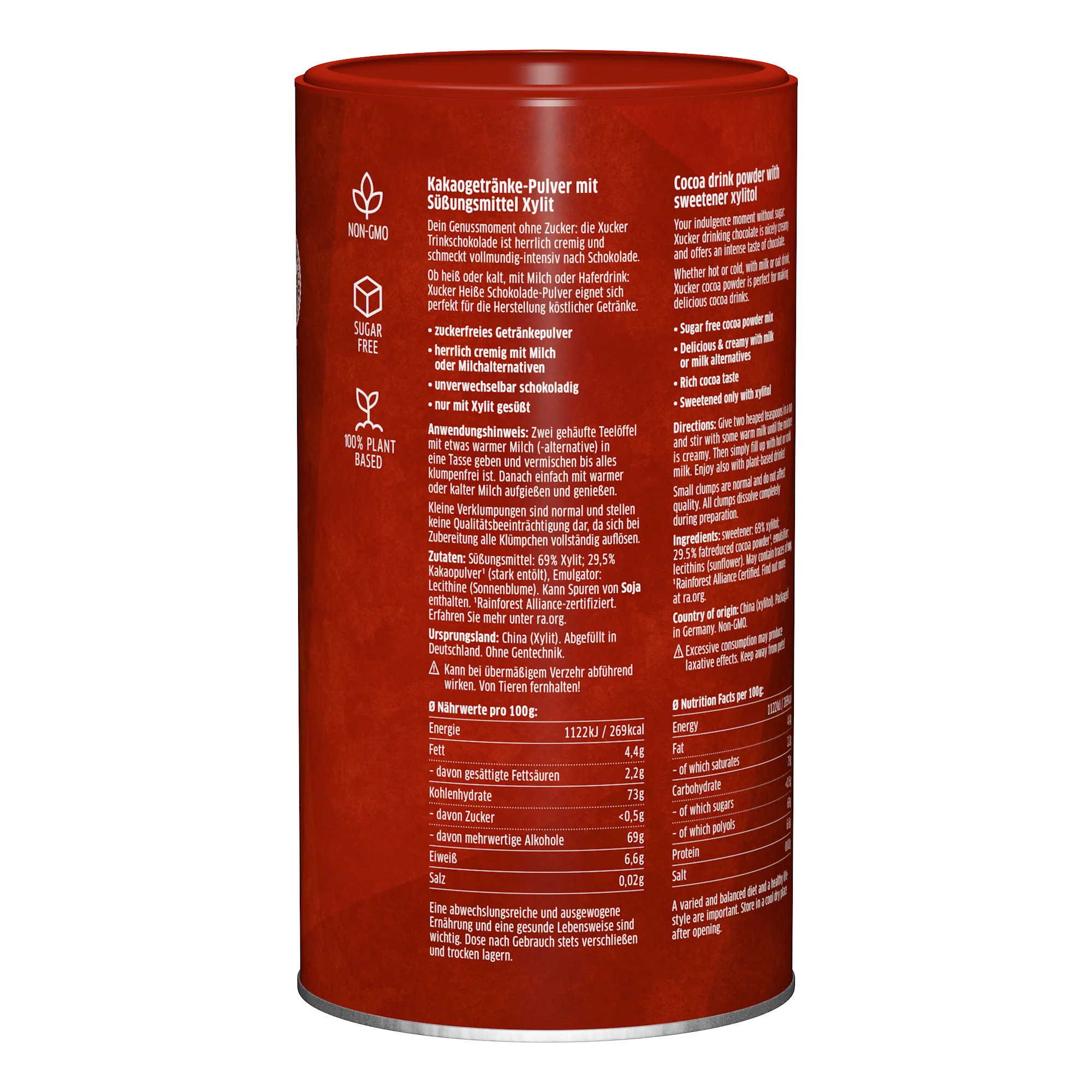 Xucker Heiße Schokolade (800g) - Image 2