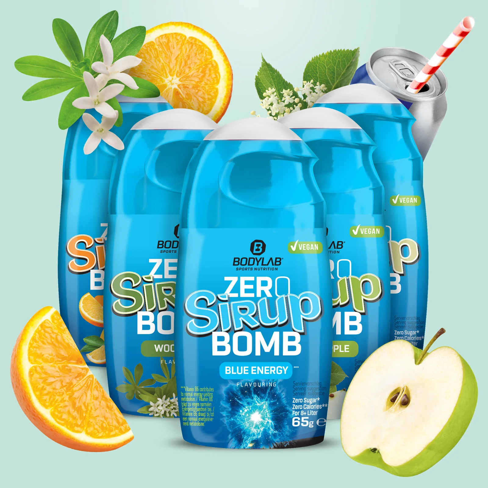ZERO Sirup BOMB 1.0 - 4.0 Box (5x65ml) - Image 16