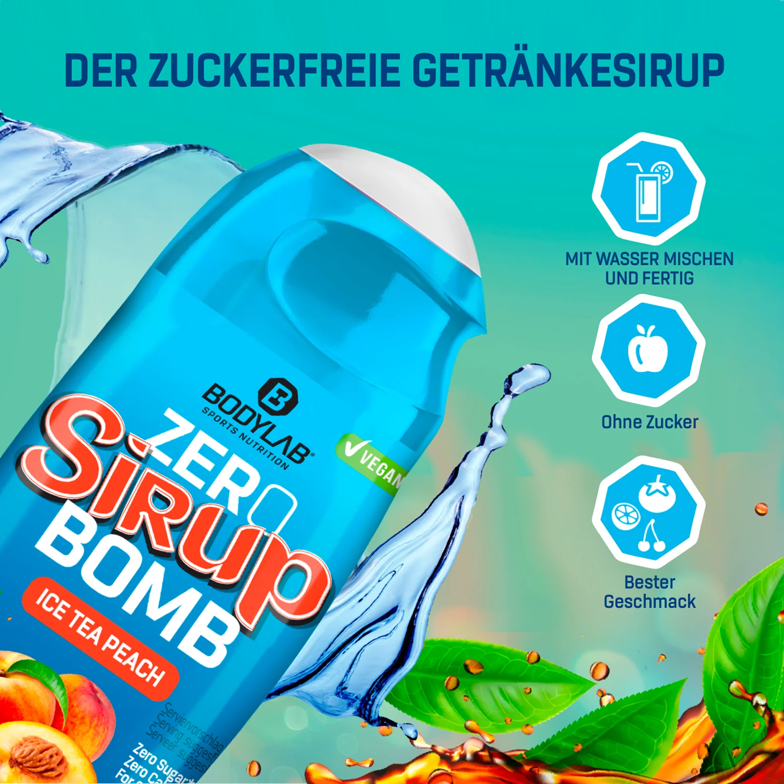 ZERO Sirup BOMB 1.0 - 4.0 Box (5x65ml) - Image 3
