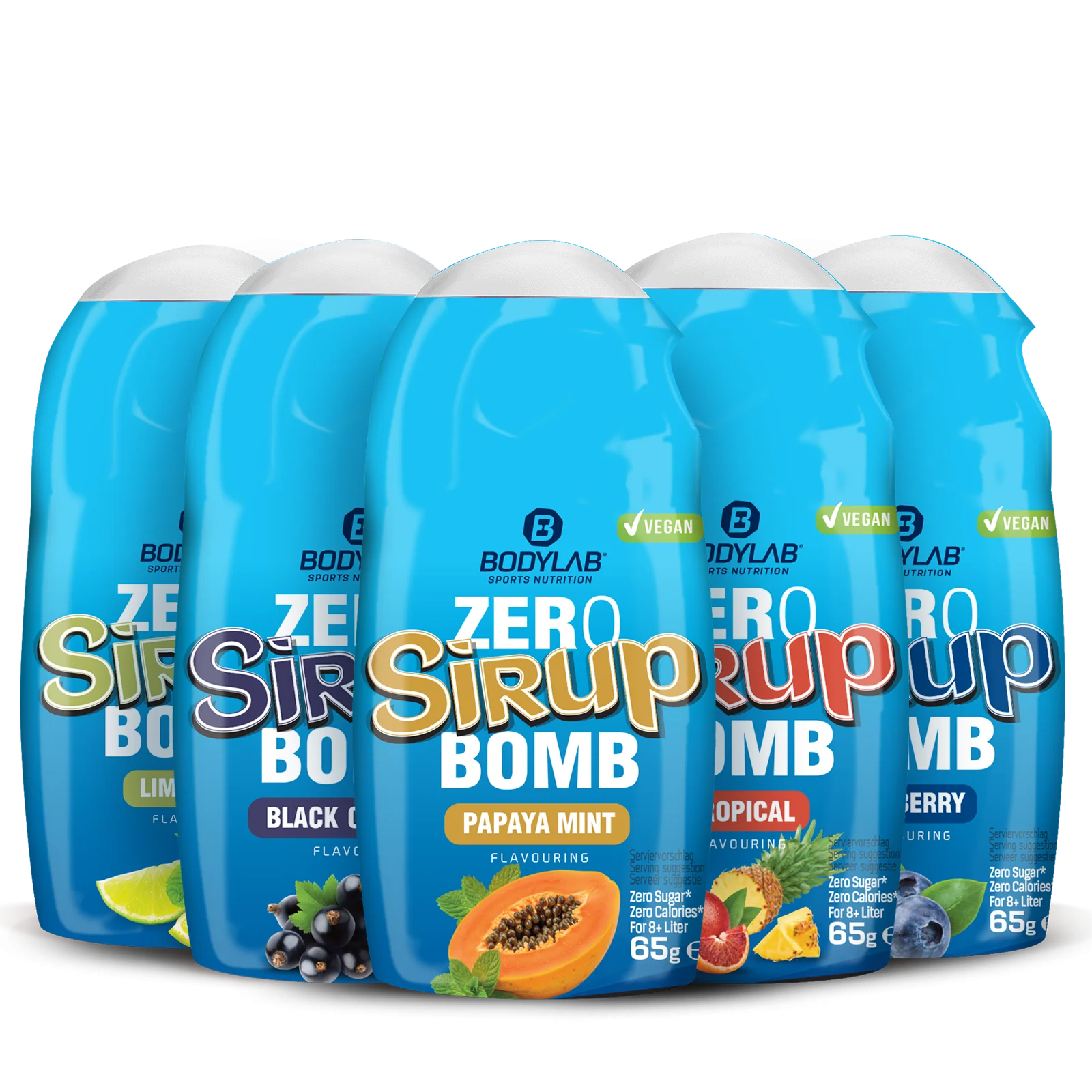ZERO Sirup BOMB 1.0 - 4.0 Box (5x65ml) - Image 31