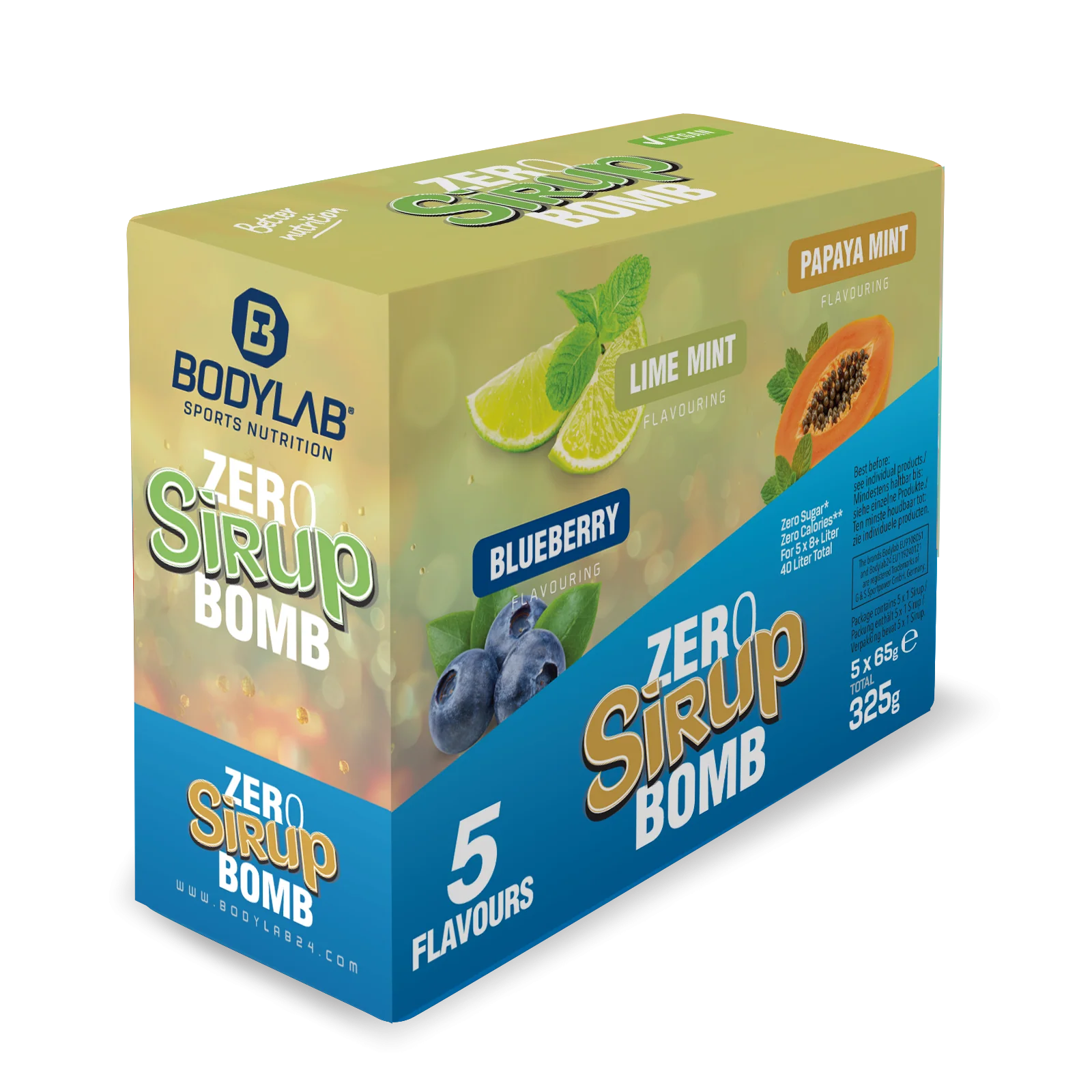 ZERO Sirup BOMB 1.0 - 4.0 Box (5x65ml) - Image 32