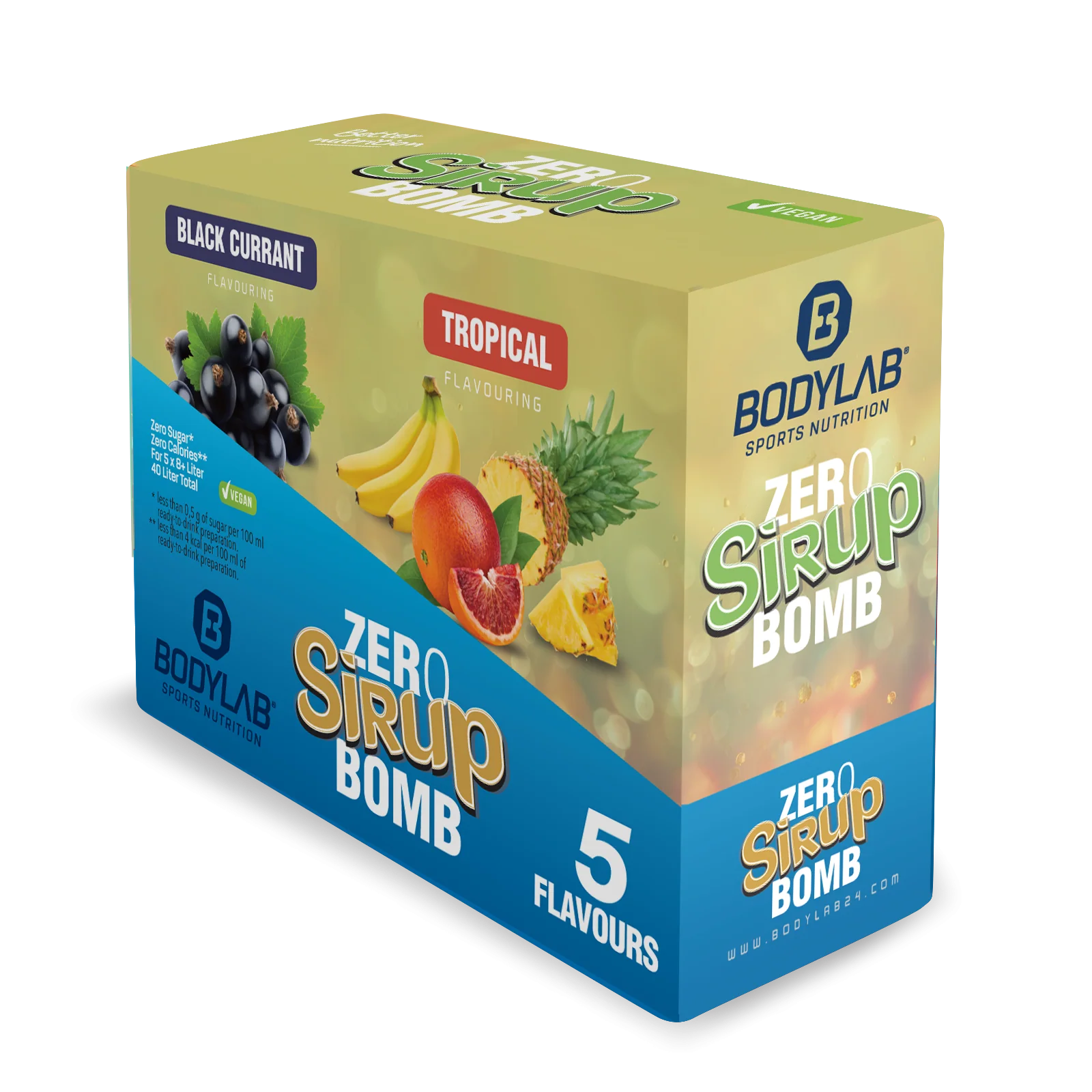 ZERO Sirup BOMB 1.0 - 4.0 Box (5x65ml) - Image 33