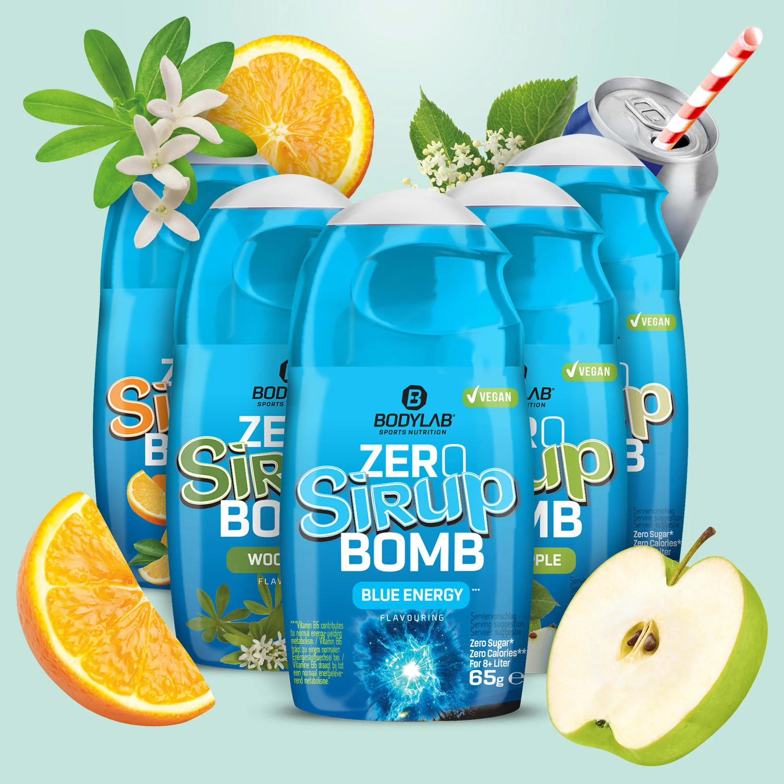 ZERO Sirup BOMB 1.0 - 4.0 Box (5x65ml) - Image 35