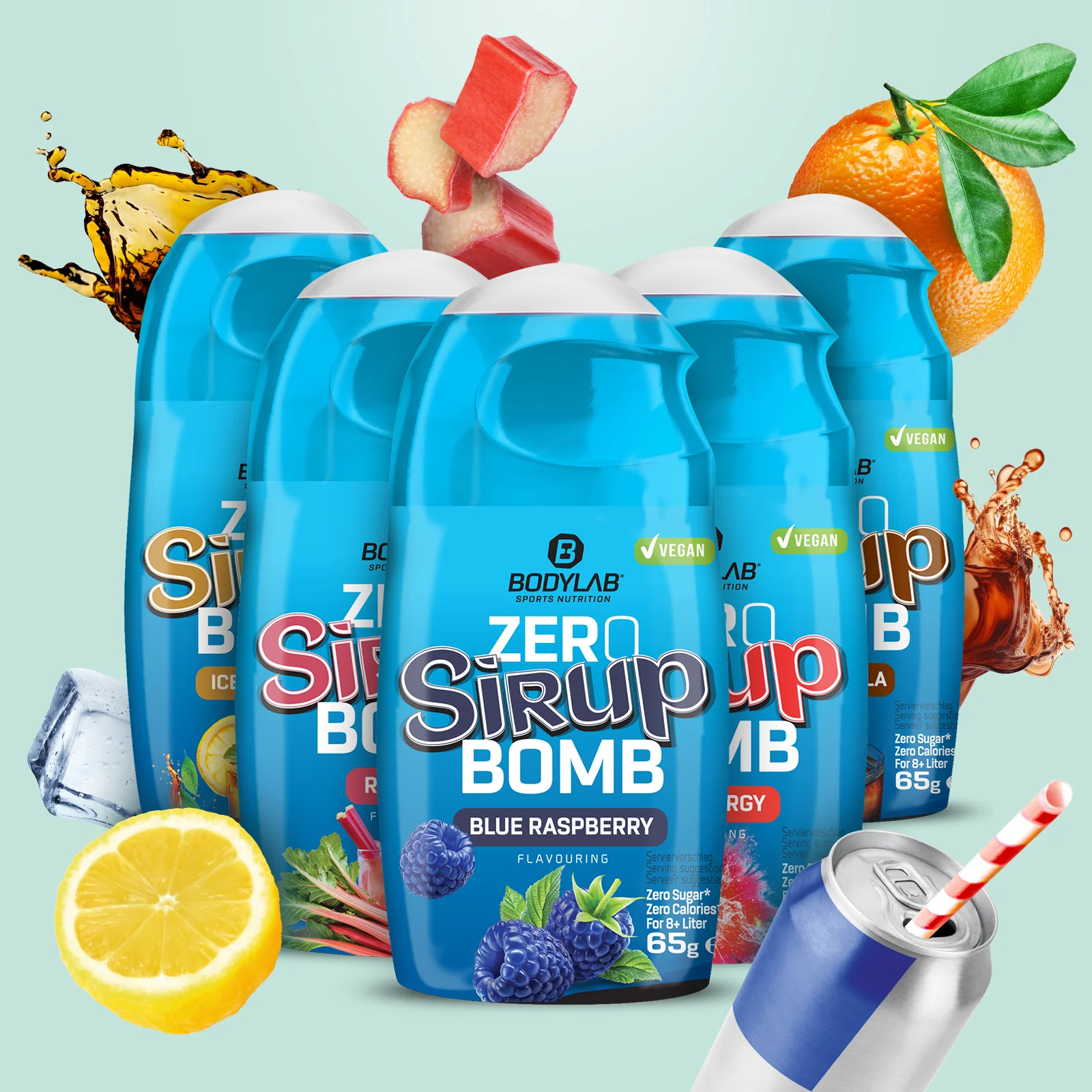 ZERO Sirup BOMB 1.0 - 4.0 Box (5x65ml) - Image 36