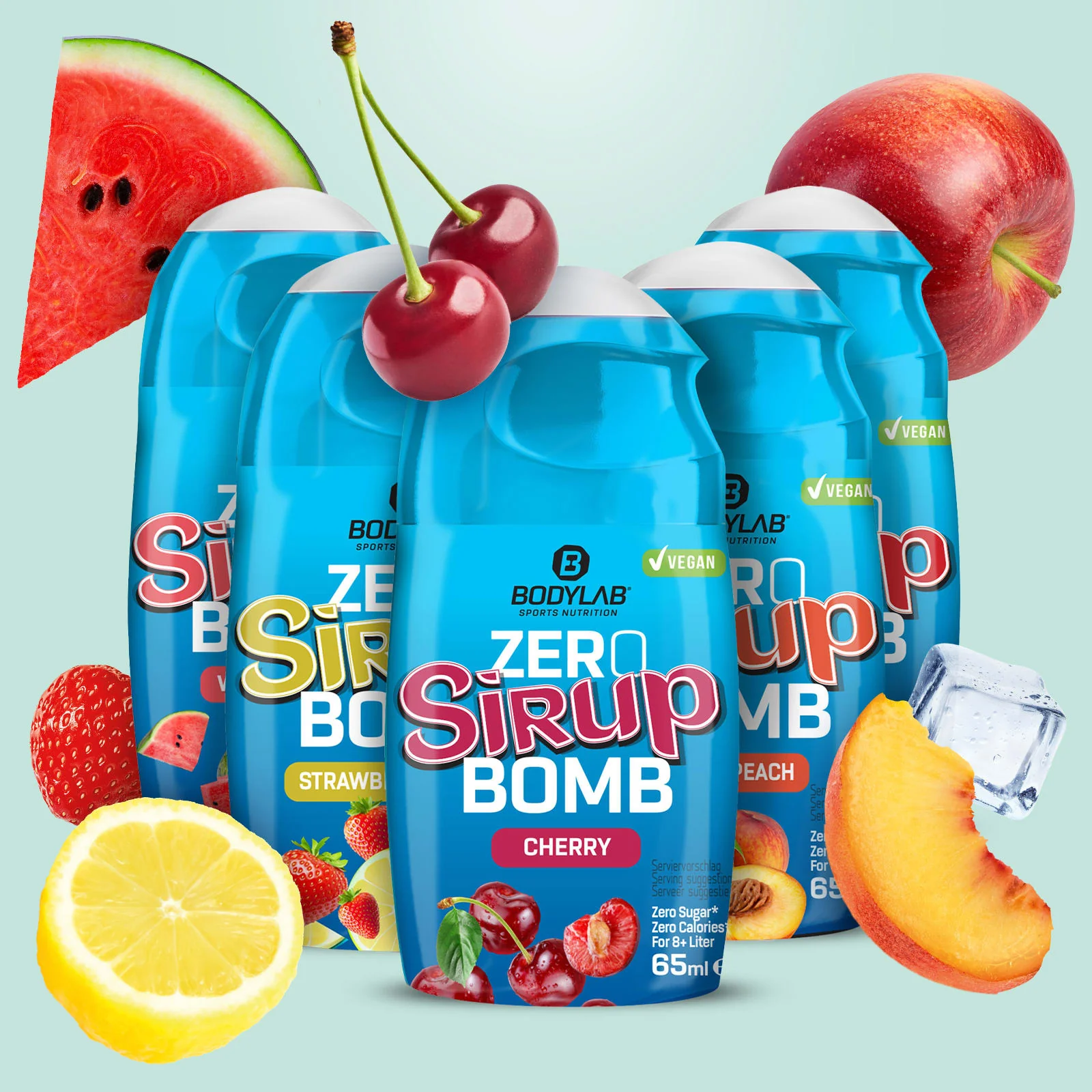 ZERO Sirup BOMB 1.0 - 4.0 Box (5x65ml) - Image 37
