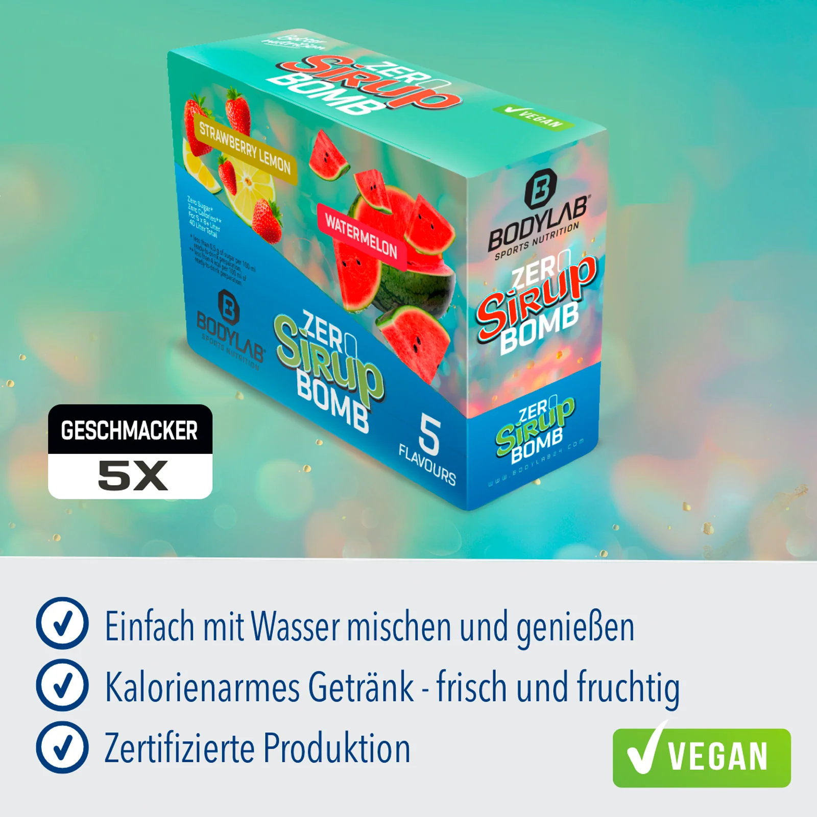ZERO Sirup BOMB 1.0 - 4.0 Box (5x65ml) - Image 8